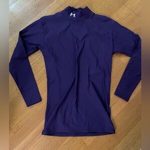 Under Armour Dark Purple Thermal Top